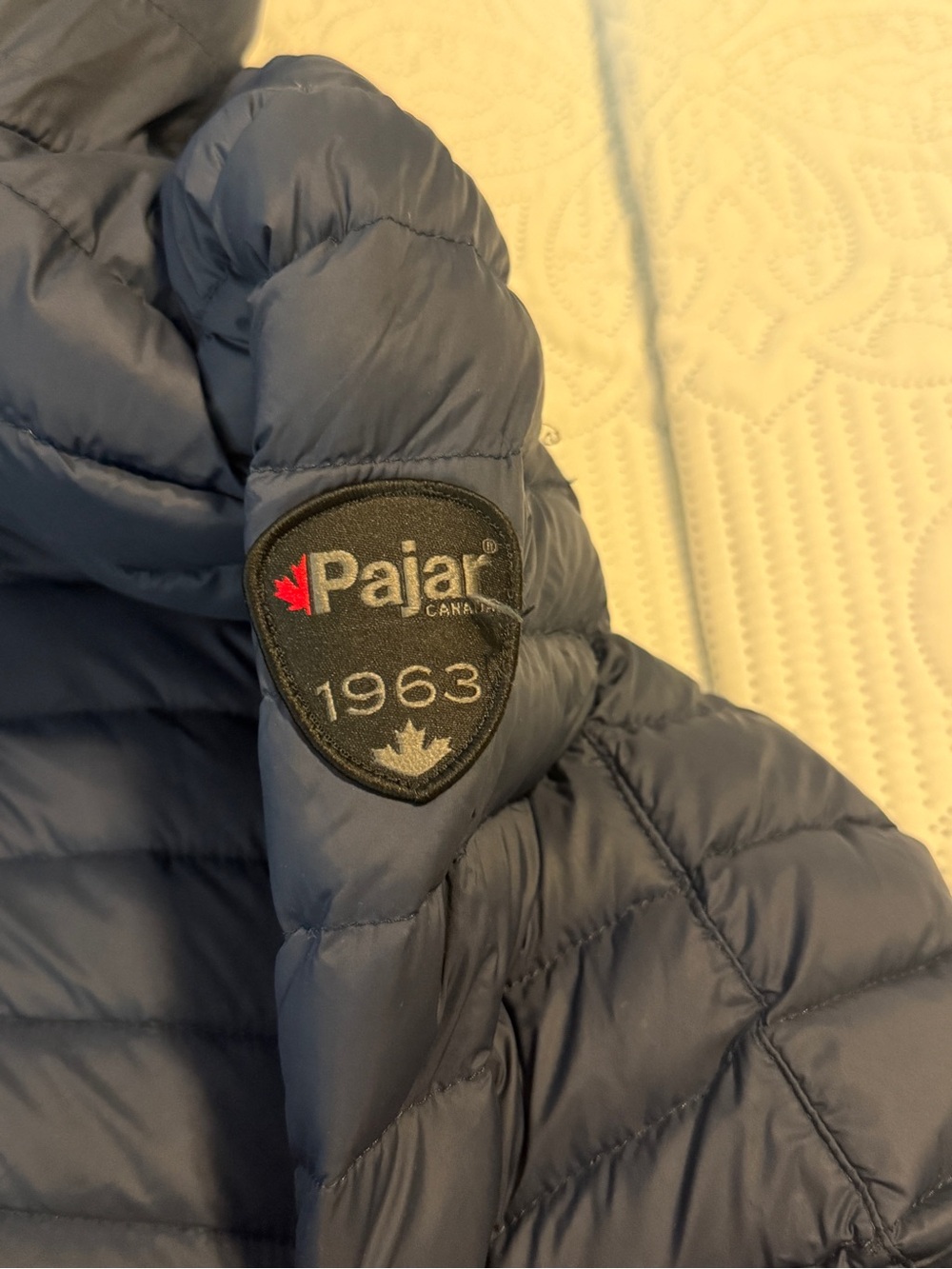 Pajar Navy Quilted Hooded Ski Jacket - Picture 8 of 16